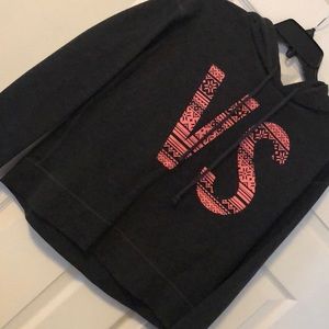 Womens pink logo hoodie Sm